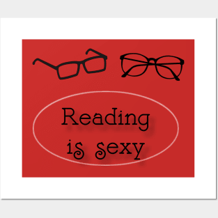 Reading is sexy Posters and Art